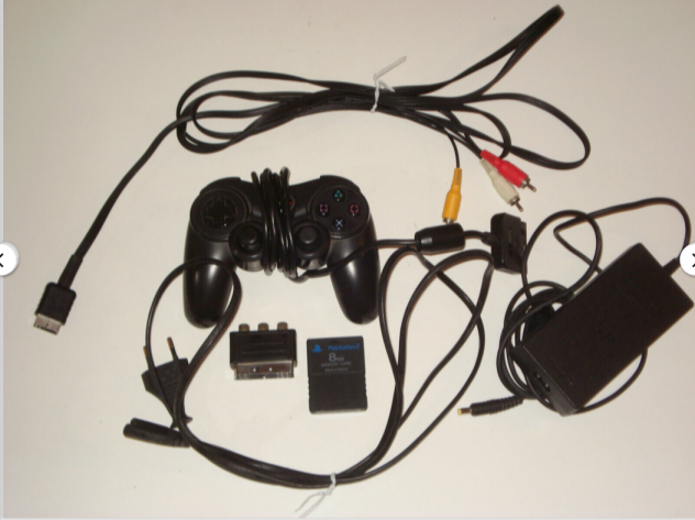console playstation ps ps2 pal 70004 slim + giochi 2 joypad cavi demo scatolo - Foto 8