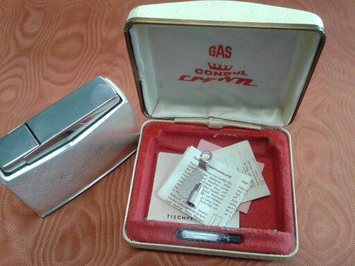 ACCENDINO DA TAVOLO A GAS CONSUL CROWN DESIGN SIGVAR BERNADOTTE - Foto 3