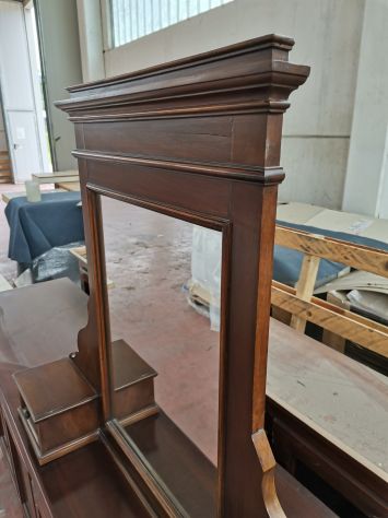 Specchiera in stile antico in legno massello - Foto 2
