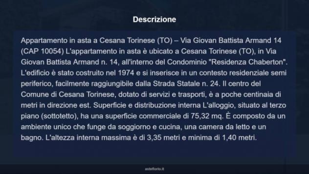Immobile in asta di 75 m², box auto doppio in vendita a Cesana Torinese - Foto 13