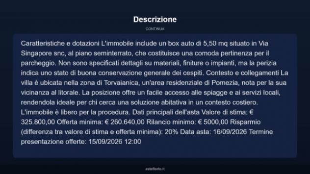 Immobile in asta di 266 m², box auto in vendita a Pomezia - Foto 7