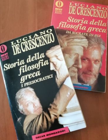 Luciano De Crescenzo - Storia della Filosofia Greca 2 vol. - Oscar Mondadori - Foto 2