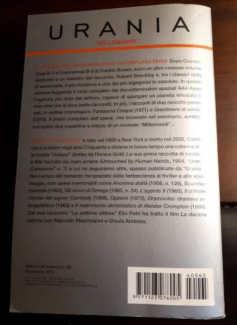 AAA ASSO DECONTAMINAZIONI INTERPLANEARIE, ROBERT SHECKLEY, URANIA 65, 2013. - Foto 3