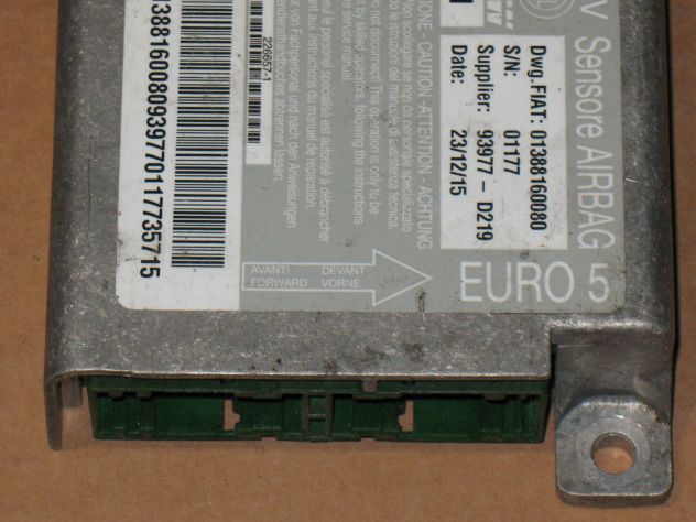 93977D219 ECU AIRBAG FIAT DUCATO JUMPER BOXER ECU CENTRALI 93977-D219 93977D219 - Foto 2
