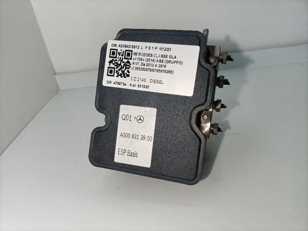 CENTRALINA ABS MERCEDES GLA Serie 0265255979/0265956280 651930 diesel 2143 (13) - Foto 3
