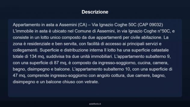 Immobile in asta di 134 m² con più di 5 locali in vendita a Assemini - Foto 3