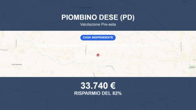Immobile in asta di 182 m² con più di 5 locali in vendita a Piombino Dese
