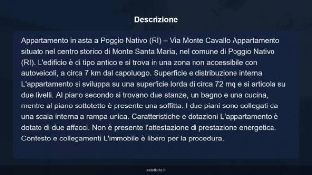Immobile in asta di 72 m² in vendita a Poggio Nativo - Foto 9