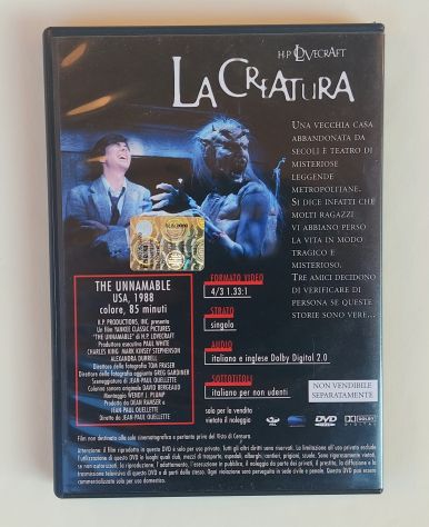 Dvd La Creatura (The Unnamable)Ouellette Jean-Paul (Regista)Dolmen Home Video, 2 - Foto 3