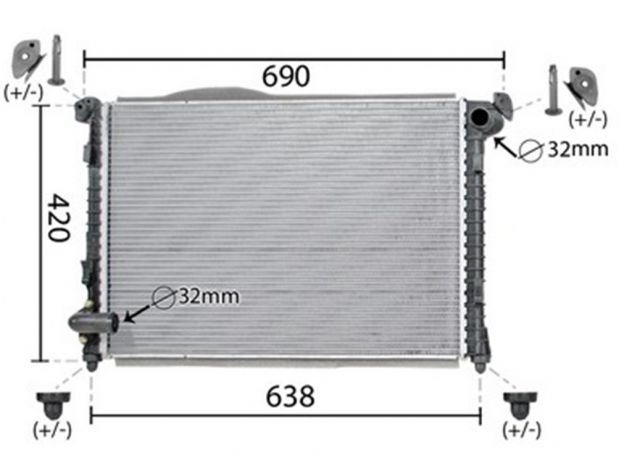 Mini Cooper R50 R53 paraurti frontale cofano traversa ossatura radiatore - Foto 10