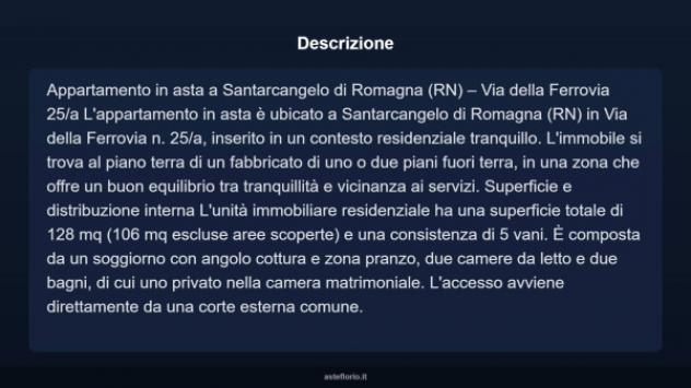 Immobile in asta di 128 m², box auto in vendita a Santarcangelo di Romagna - Foto 4