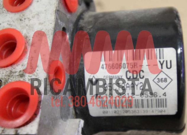 476606075R Renault Megane centralina gruppo pompa ABS