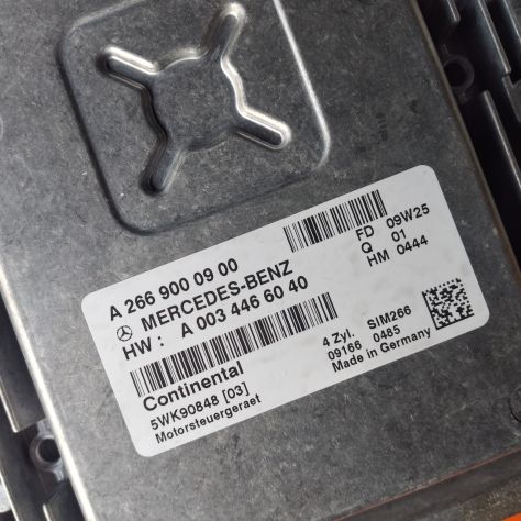 Centralina motore Continental, Mercedes-Benz, SIM266, 5WK90848 A 266 900 09 00 - Foto 6