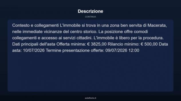 Immobile in asta di 11 m² in vendita a Macerata - Foto 9