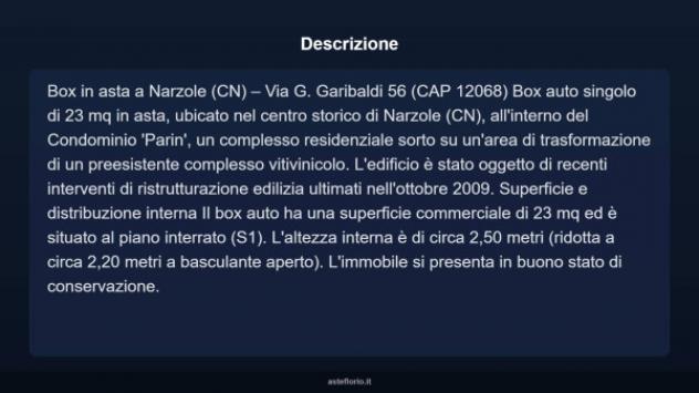 Immobile in asta di 23 m² in vendita a Narzole - Foto 3