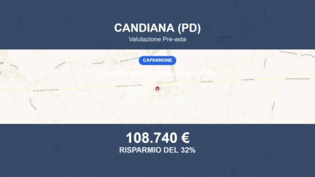 Immobile in asta di 483 m² in vendita a Candiana