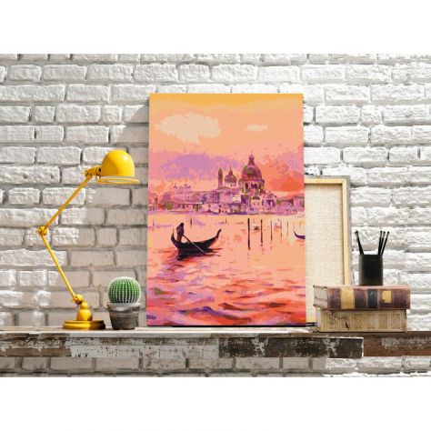 Quadro Fai Da Te 40x60 Cm. Gondola Veneziana ARREDALACASA Spedizione Gratis - Foto 2