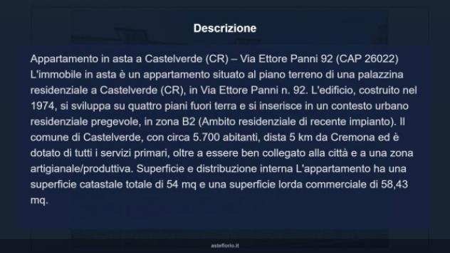 Immobile in asta di 54 m², box auto in vendita a Castelverde - Foto 14