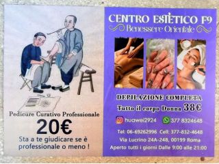 Massaggi - benessere Roma - Centro estetico e massaggi F9 Tel:0669262996