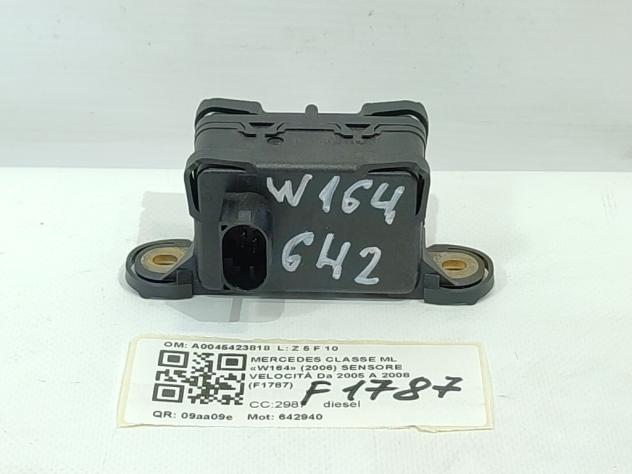 SENSORE VELOCITÀ MERCEDES ML W164 3° Serie A0045423818 642940 diesel 2987 (0511) - Foto 2