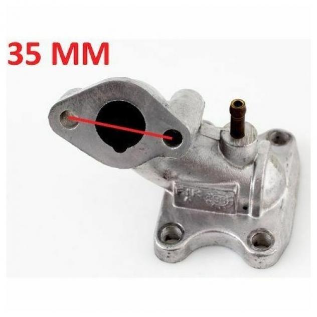 Collettore carburatore scooter Peugeot 50 - Foto 2
