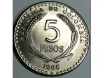 Colombia 5 Pesos 1968 - International Eucharistic Congress - Bogota