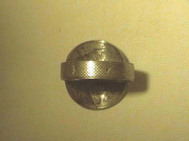 Anello con moneta argento 1/2 Fr. 1921 B - Foto 3