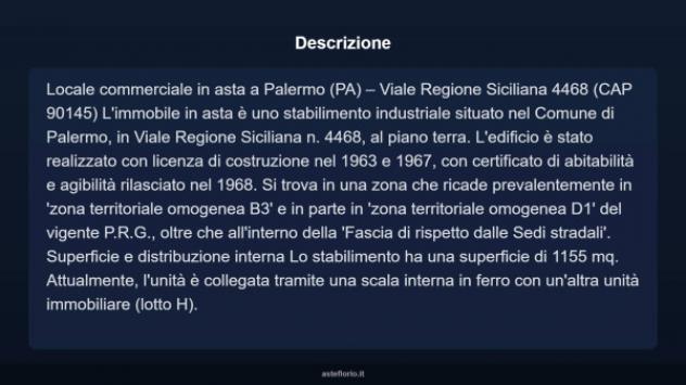 Immobile in asta di 1155 m² in vendita a Palermo - Foto 3