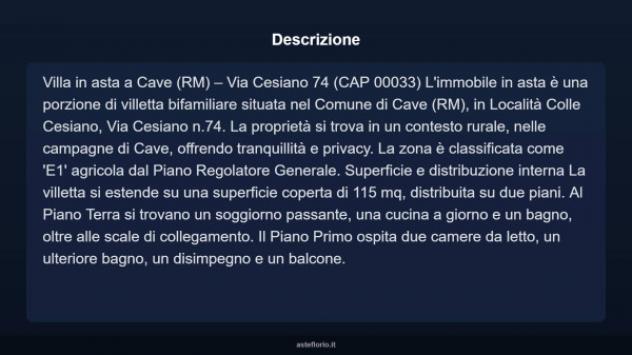 Immobile in asta di 115 m² in vendita a Cave - Foto 4