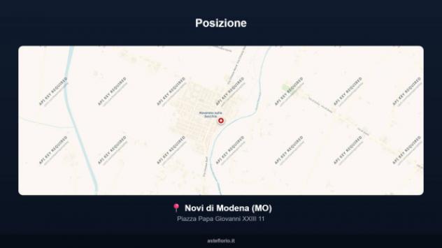 Immobile in asta di 369 m² con più di 5 locali e box auto in vendita a Novi di Modena - Foto 2