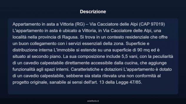 Immobile in asta di 90 m² in vendita a Vittoria - Foto 5