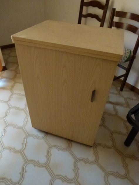 GULLMANN, macchina da cucire, perfetta ed inutilizzata completa mobile in legno - Foto 9