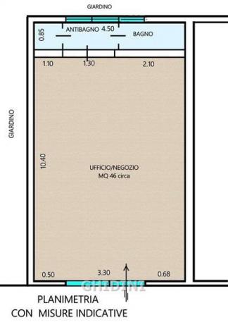 UFFICIO di 1 vani e di 50 mq (GROSSETO - CENTRALE) rif. 2534.32M - Foto 2