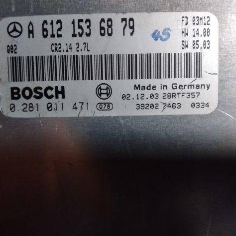 Centralina ECU Motore Mercedes CLK 0281011471 0 281 011 471 A6121536879 A 612 C - Foto 4