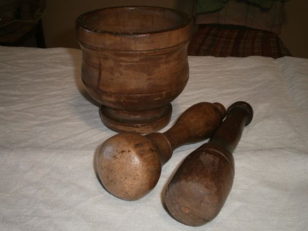 Mortaio in legno - Foto 2