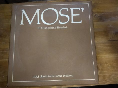 Dischi vinile 1968 Fuori Commercio editi Rai Radiotelevisione Mosè di Rossini - Foto 8