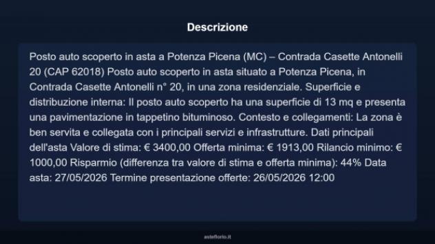 Immobile in asta di 13 m² in vendita a Potenza Picena - Foto 9