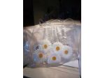 Borsa con fiori bianchi - Avant De Dormir - Articolo Nuovo -
