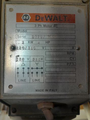 Sega radiale DEWALT modello 1600 S per Legno. Alluminio. altri materiali - Foto 10