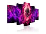 Quadro con teschio cm. 100x50 e 200x100 viola - ARREDALACASA