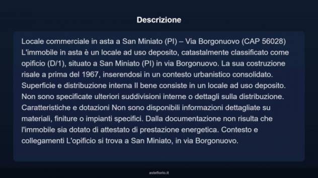 Immobile in asta di 200 m² in vendita a San Miniato - Foto 9