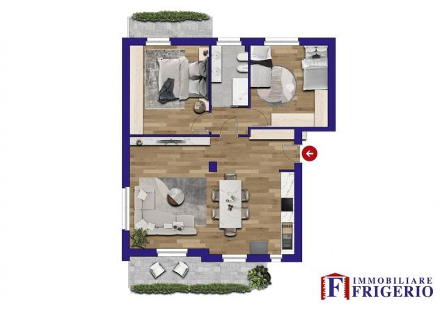 TRILOCALE RISTRUTTURATO CON DUE BALCONI, BOX E CANTINA - Foto 20