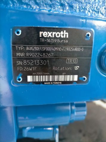 Pompa Rexroth A4VG280EP2DP000/40MRNE4T21FB2S4AB00-0 - Foto 4