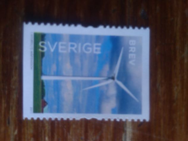 Un francobollo della Svezia, nuovo