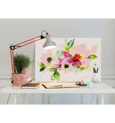 Quadro Fai Da Te 60x40 Cm. Floreal N.9 Arredalacasa Spedizione Gratis - Foto 2
