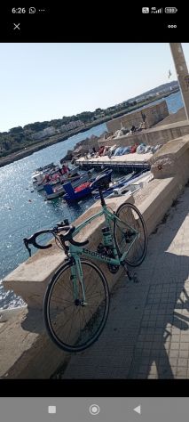 VENDO BICI CORSA BIANCHI VIA NIRONE 7 TG 57 ALU XENON - Foto 2
