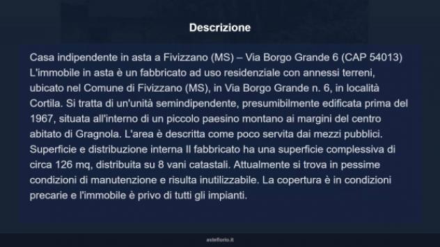 Immobile in asta di 126 m² con più di 5 locali in vendita a Fivizzano - Foto 14