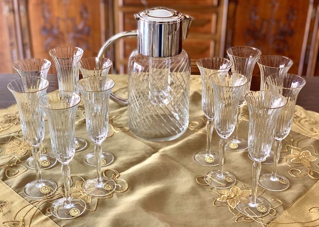 RAFFINATO SERVIZIO NUOVO DA APERITIVO PER 12