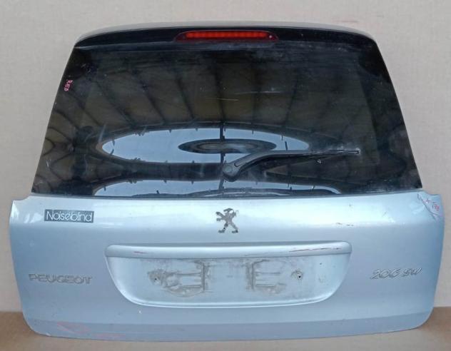 PORTELLO AZZURRO MET. C/MOT. VETRO APRIBILE (2 Bulli)  Carrozzeria  Lamierati esterni  Portello  Portello post. PEUGEOT - 206 SW - 01-07-2002 - 01-10-