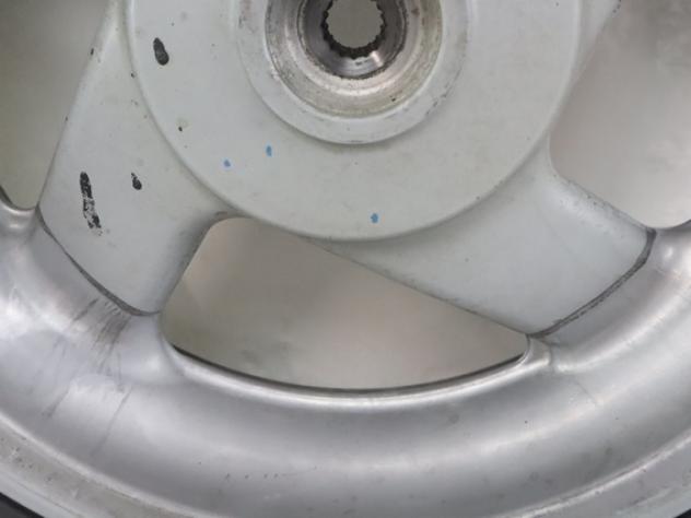 MALAGUTI F15 FIREFOX 50 11004508 CERCHIO RUOTA POSTERIORE 12X3.50 REAR WHEEL CON GRAFFI - Foto 4